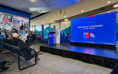 MOP presenta cartera de 15 potenciales proyectos a licitar vía concesiones por una inversión total de US$7.898 millones