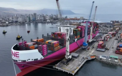Iquique Terminal Internacional recibió por primera vez a la nave ONE Sphere
