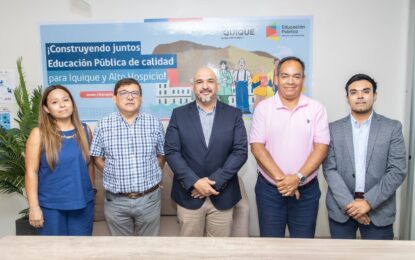 SLEP Iquique nombra a sus primeros directores de Alta Dirección Pública en cuatro colegios