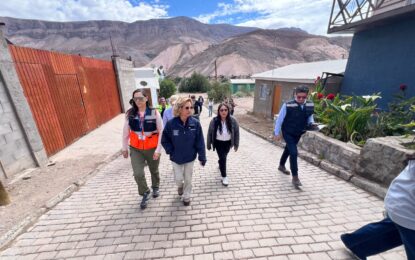 DELEGADA PRESIDENCIAL DE TARAPACÁ Y SU GABINETE REGIONAL ENCABEZAN MONITOREO Y ACCIONES PREVENTIVAS ANTE CONTINGENCIA CLIMÁTIC