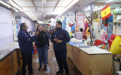 SERCOTEC Tarapacá recogió en terreno situación de comerciantes afectados por el temporal en Iquique 