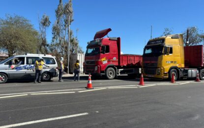 Refuerzan la seguridad en el transporte internacional de carga para prevenir accidentes viales
