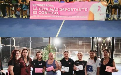 Tarapacá se suma a la prevención del cáncer de mama con jornada deportiva “Magic Pink Padel Day”